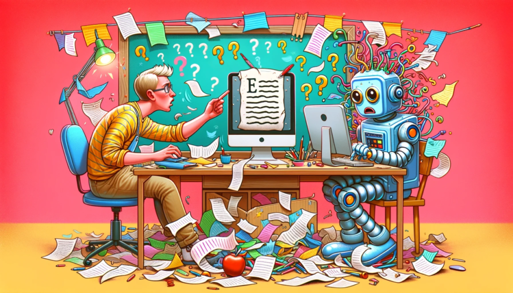 Student relying too much on AI